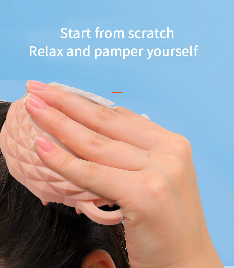 silicone hair scrubber