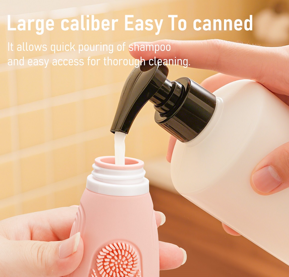Double-Sided Shell Silicone Travel Shampoo Bottles