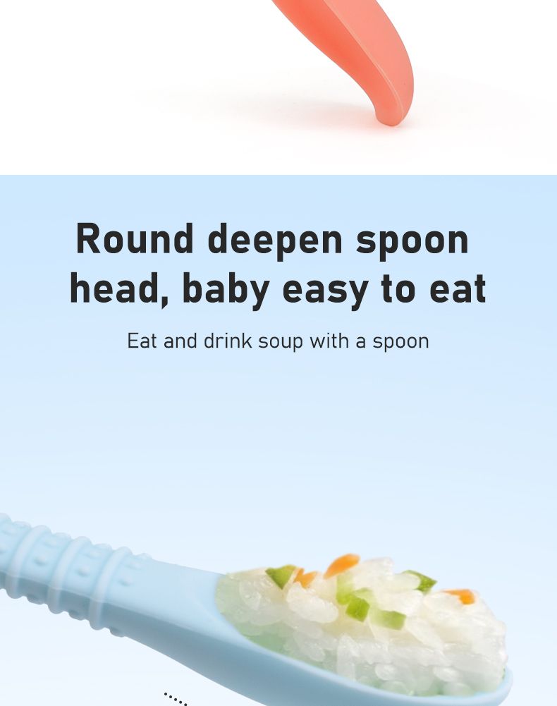 실리콘 아기 숟가락