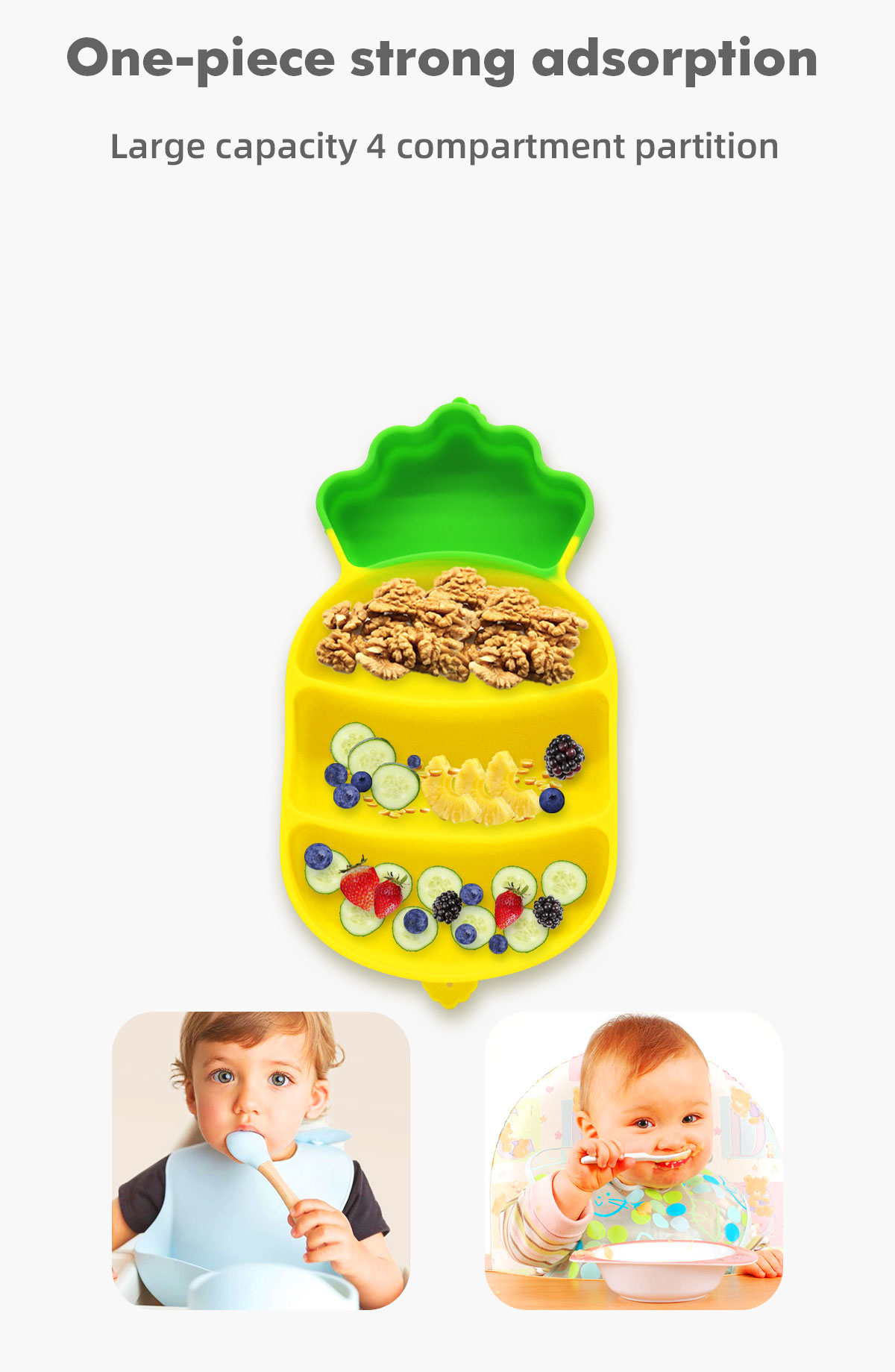 赤ちゃん用シリコンプレート