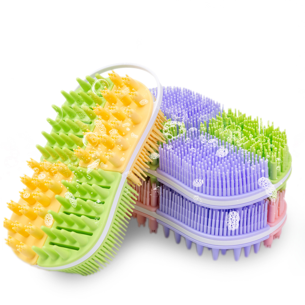 Multi colored Silicone Bath Brush