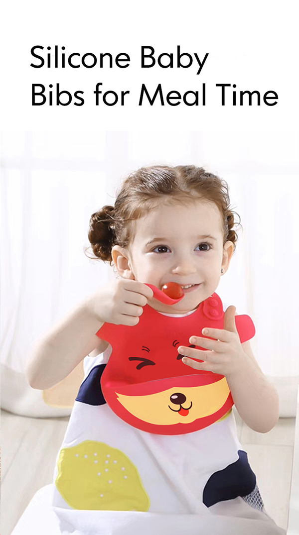 실리콘 수유용 턱받이