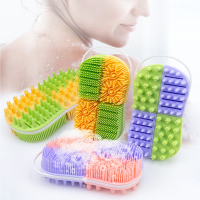 Multi colored Silicone Bath Brush