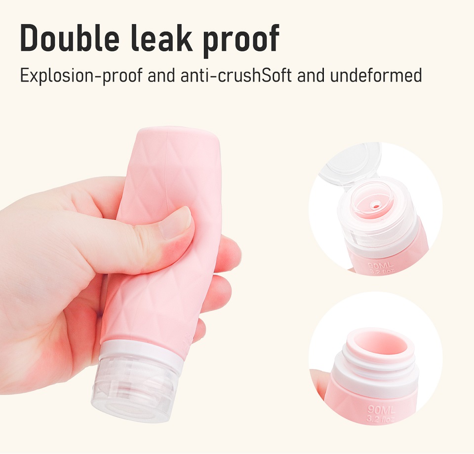 Refillable Silicone Travel Bottles