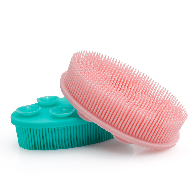 Silicone Bath Brush with Suction