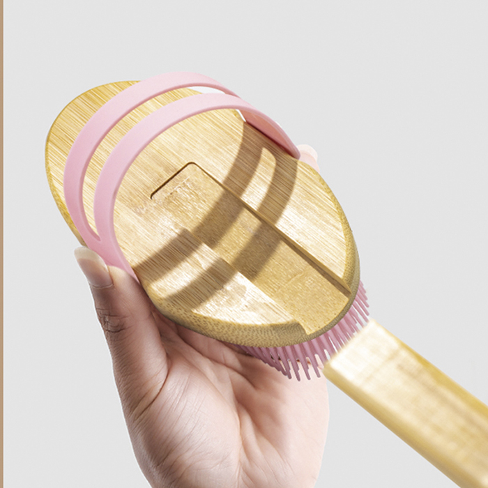 取り外し可能なロングハンドルバスルームブラシ