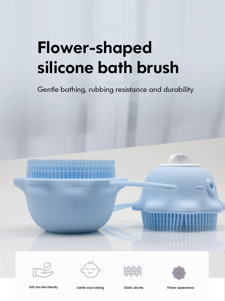 Shower Silicone Scrubber