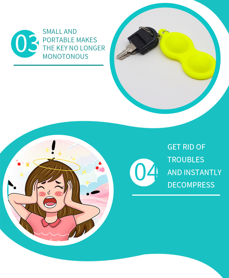 Stress Relief Keychain