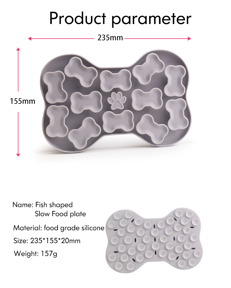 Silicone Pet Slow Feeding Plate