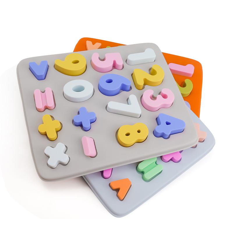 Bebê Silicone Puzzle Toy
