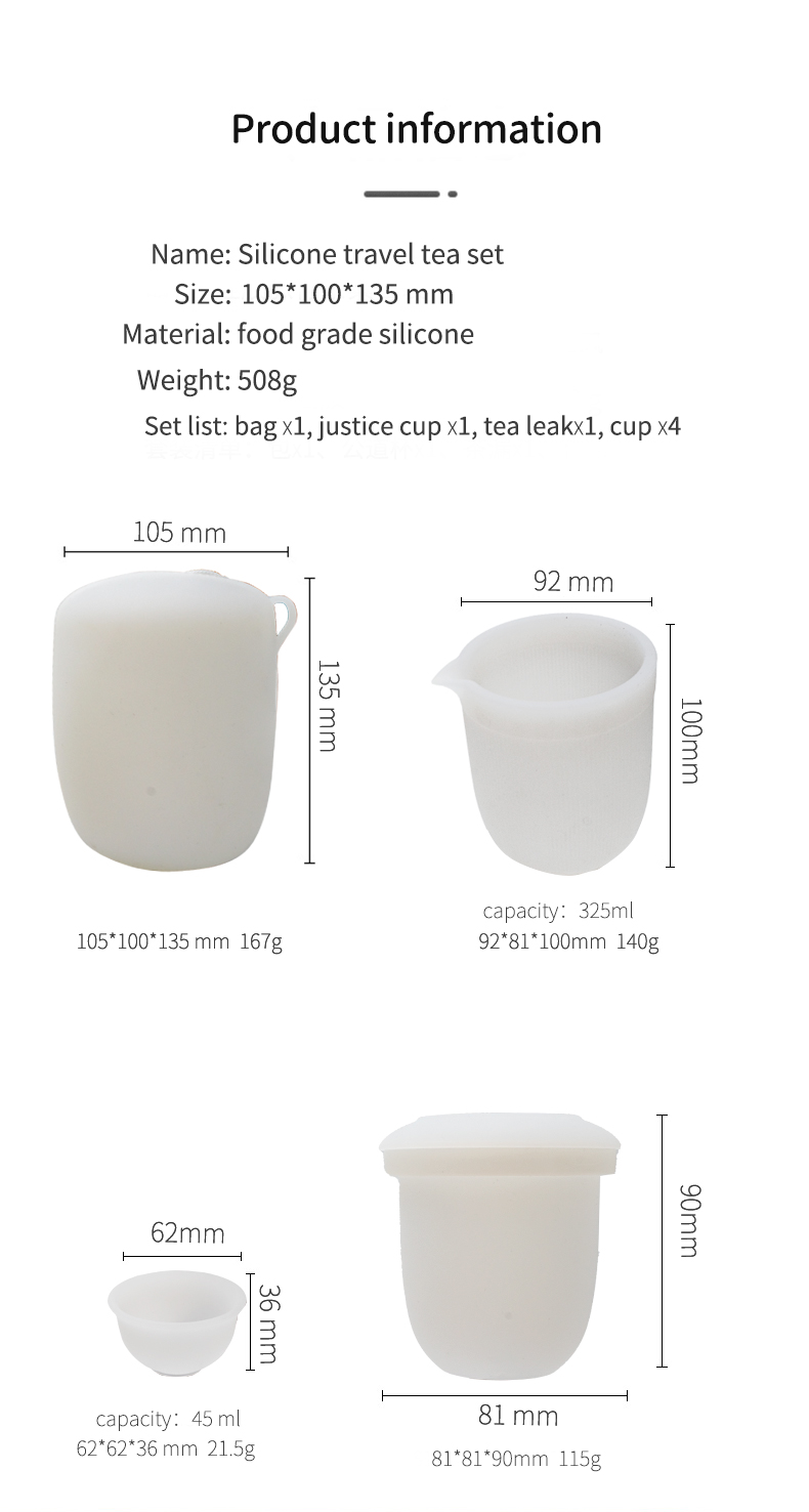 Silicone Tea Set