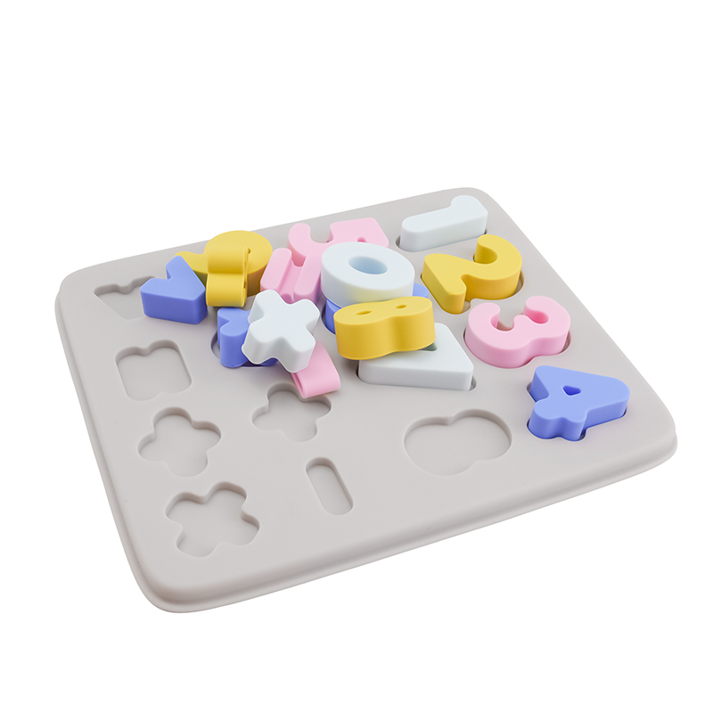 Bebê Silicone Puzzle Toy