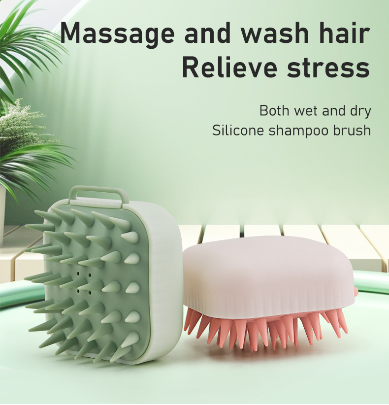 Square Airbag Shampoo Brush