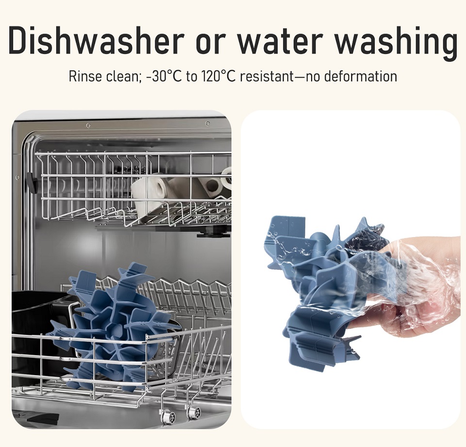 シリコン製スノーフレーク犬用リッキーマット