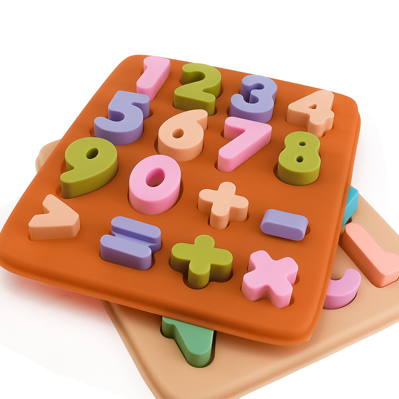 Bebê Silicone Puzzle Toy