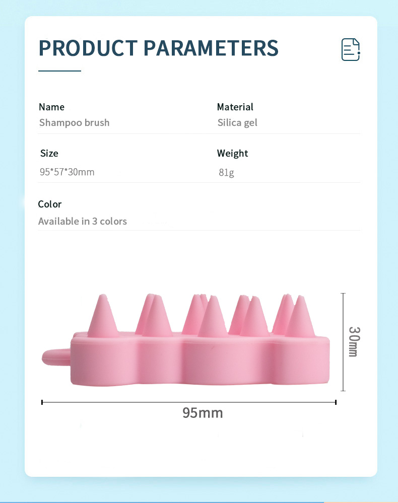 Silicone Scalp Scrubber