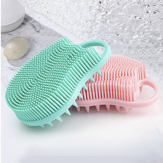 실리콘 샤워 브러쉬