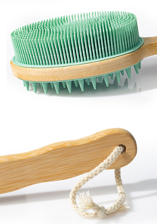 長い柄のバスブラシ