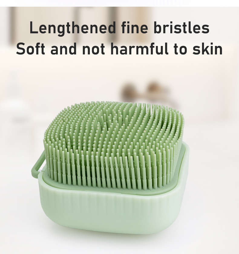 Square Airbag Bath Brush