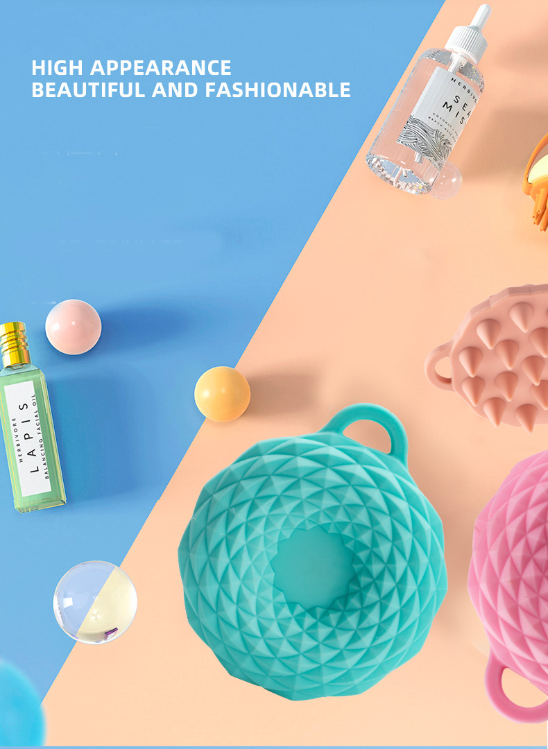 silicone hair scrubber