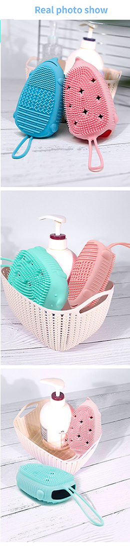 シリコンボディスクラバーブラシ