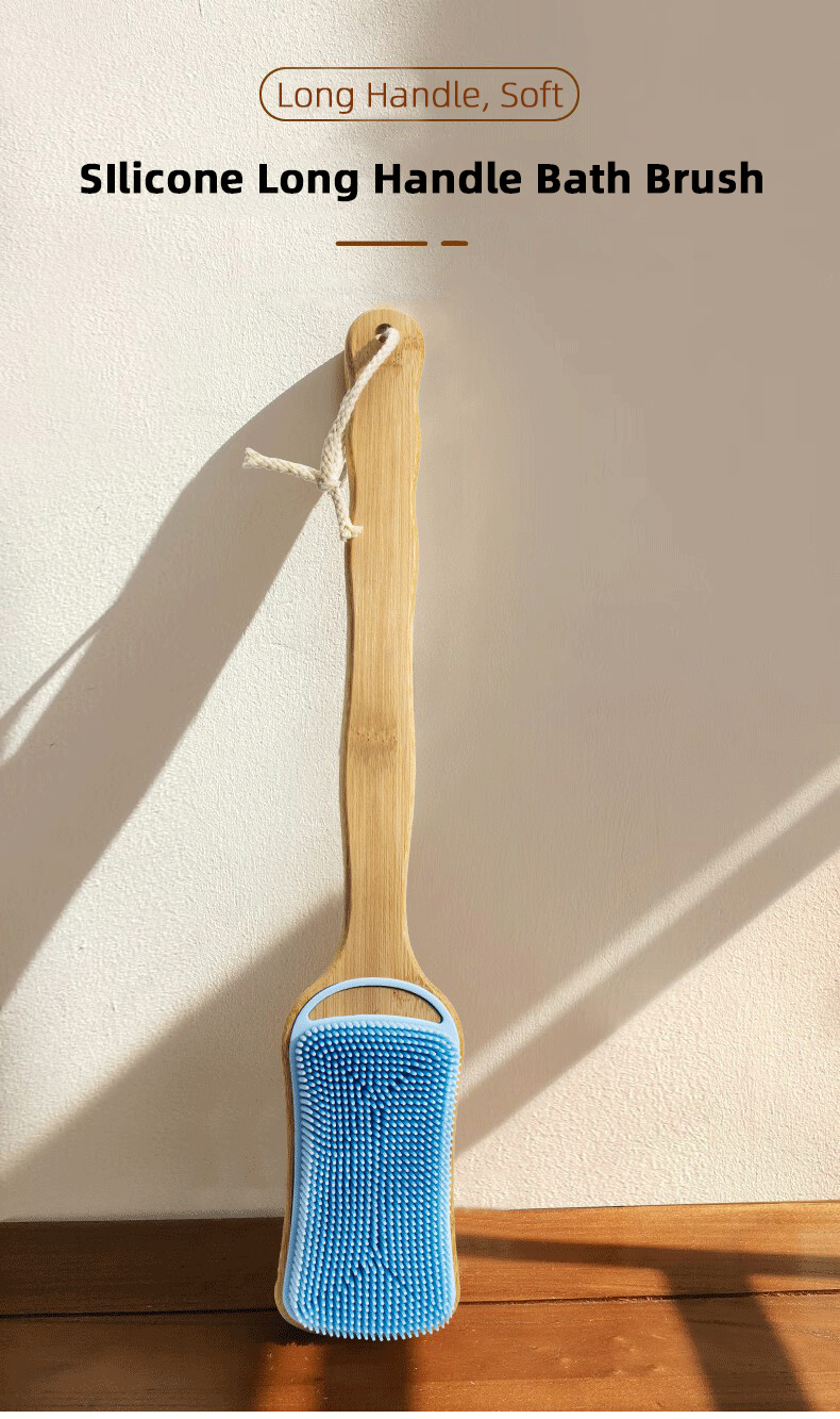 Scrub Brush With Long Handle for Shower