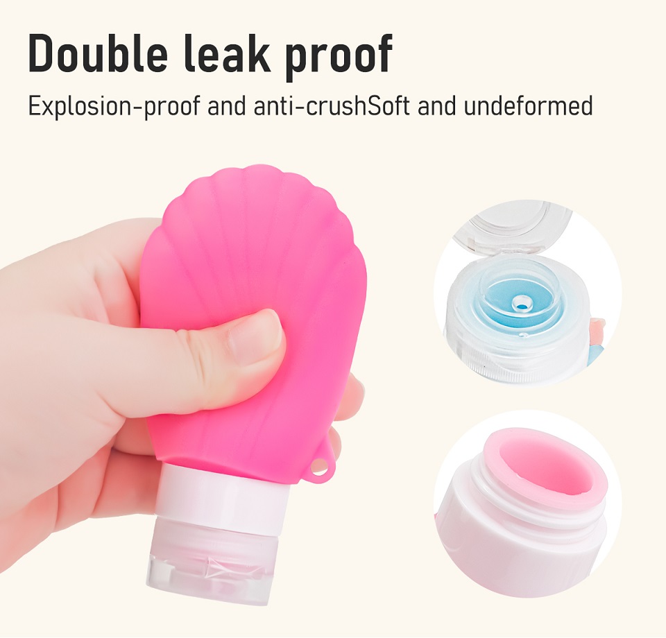Leak Proof Silicone Travel Bottles