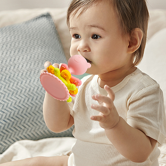 シリコン製ベビー歯固め
