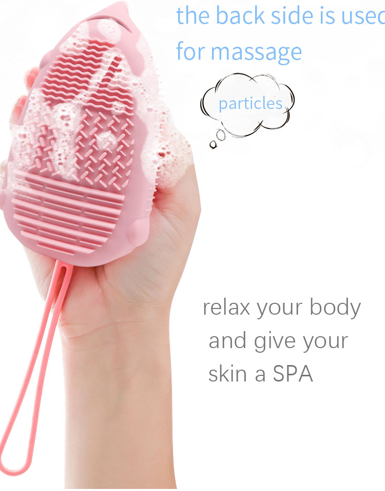 シリコンボディスクラバーブラシ