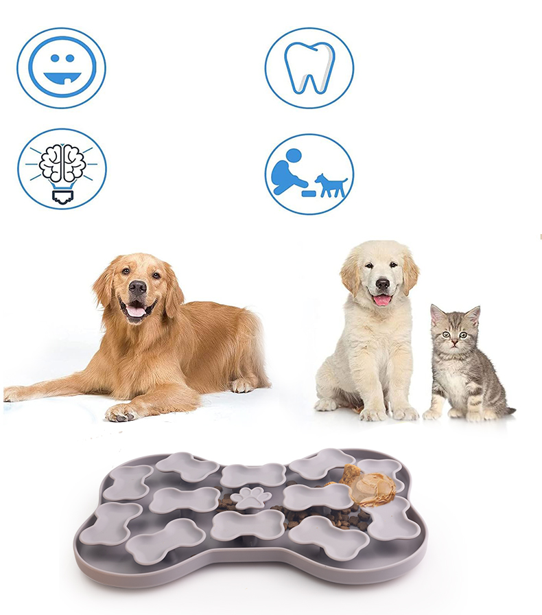 Silicone Pet Slow Feeding Plate