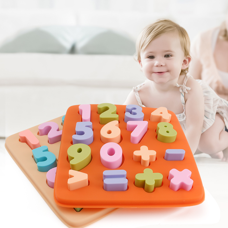 Bebê Silicone Puzzle Toy