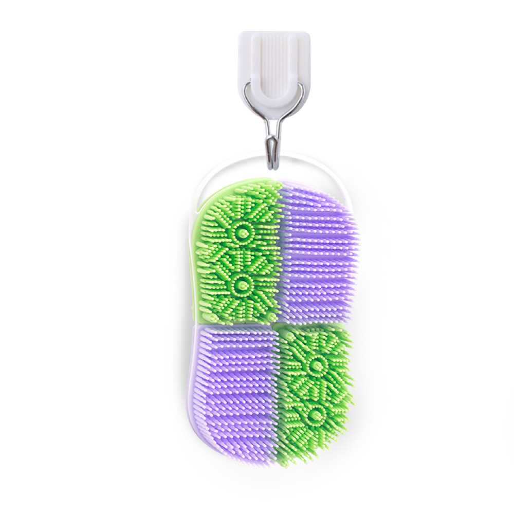 Multi colored Silicone Bath Brush