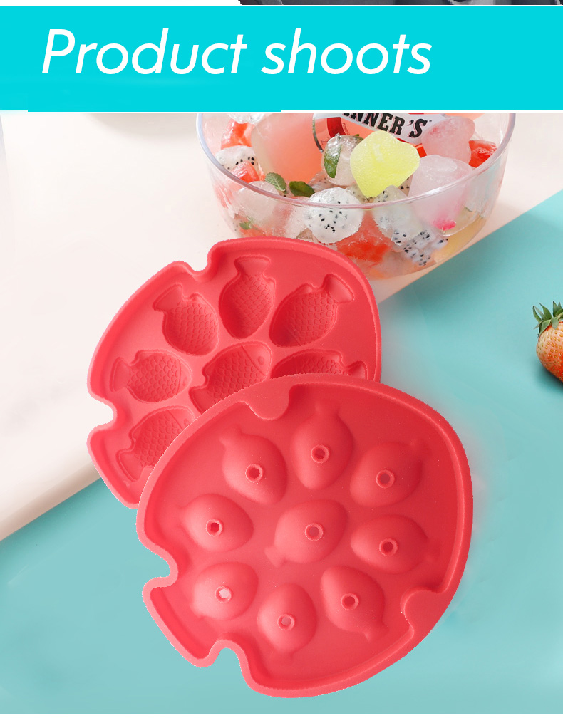 フィッシュキューブアイストレイ