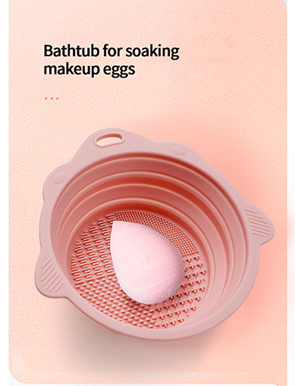 Foldable Silicone Makeup Brush Cleaner