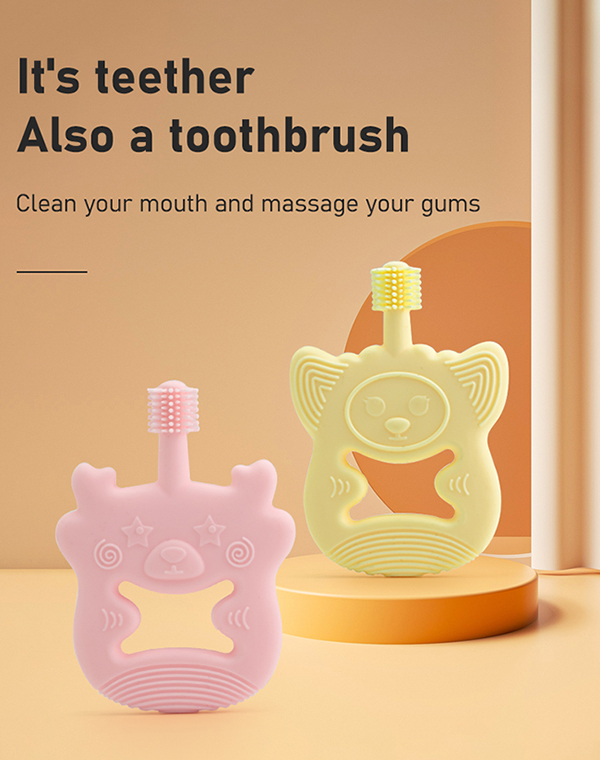赤ちゃんのおしゃぶり歯ブラシ