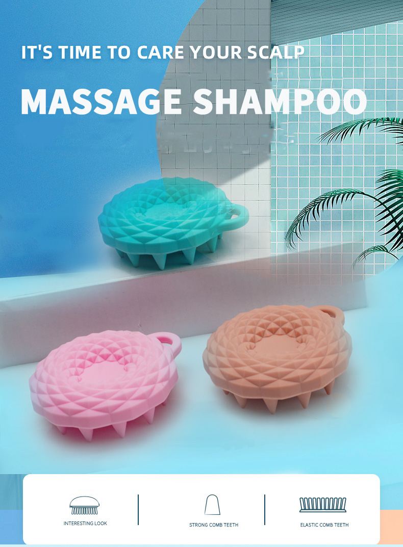 silicone hair scrubber