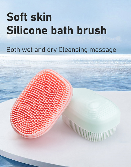 Mouse Shape Silicone Bath Brush