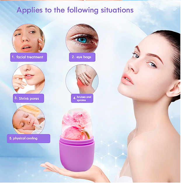 Silicone Ice Face Roller