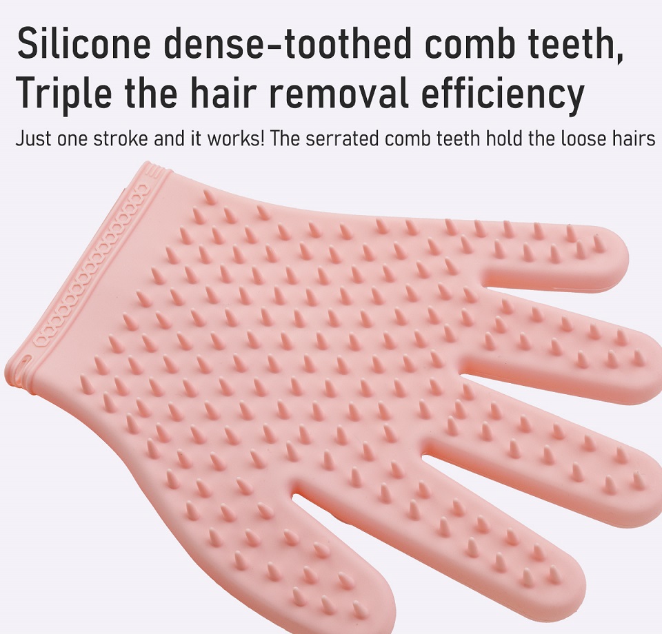 Silicone Pet Hair Removal Gloves