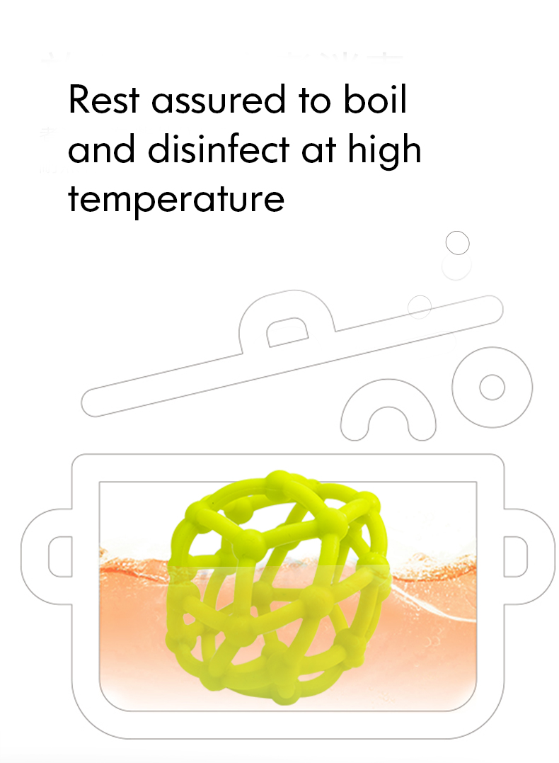 シリコン製ベビー歯固め