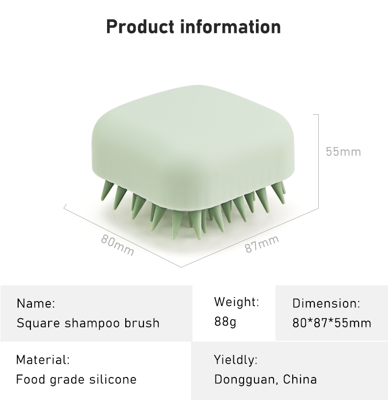 Square Airbag Shampoo Brush