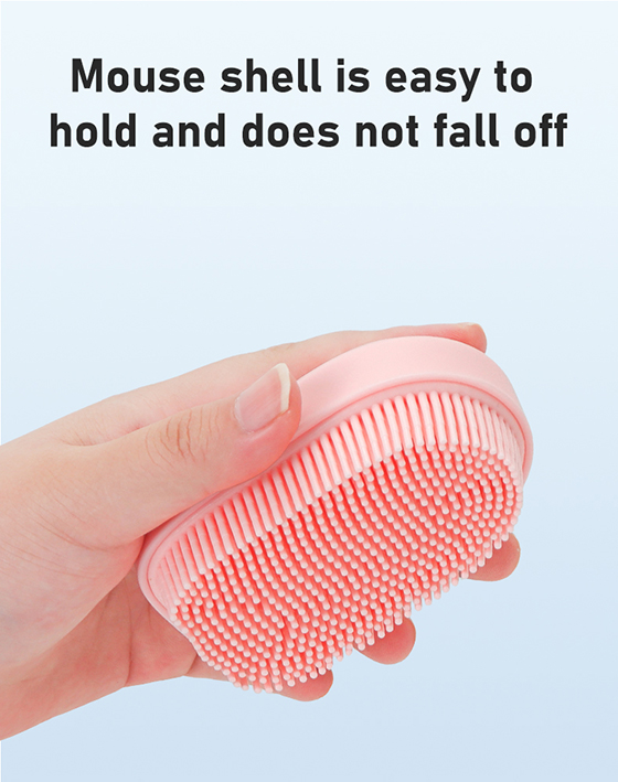 Mouse Shape Silicone Bath Brush