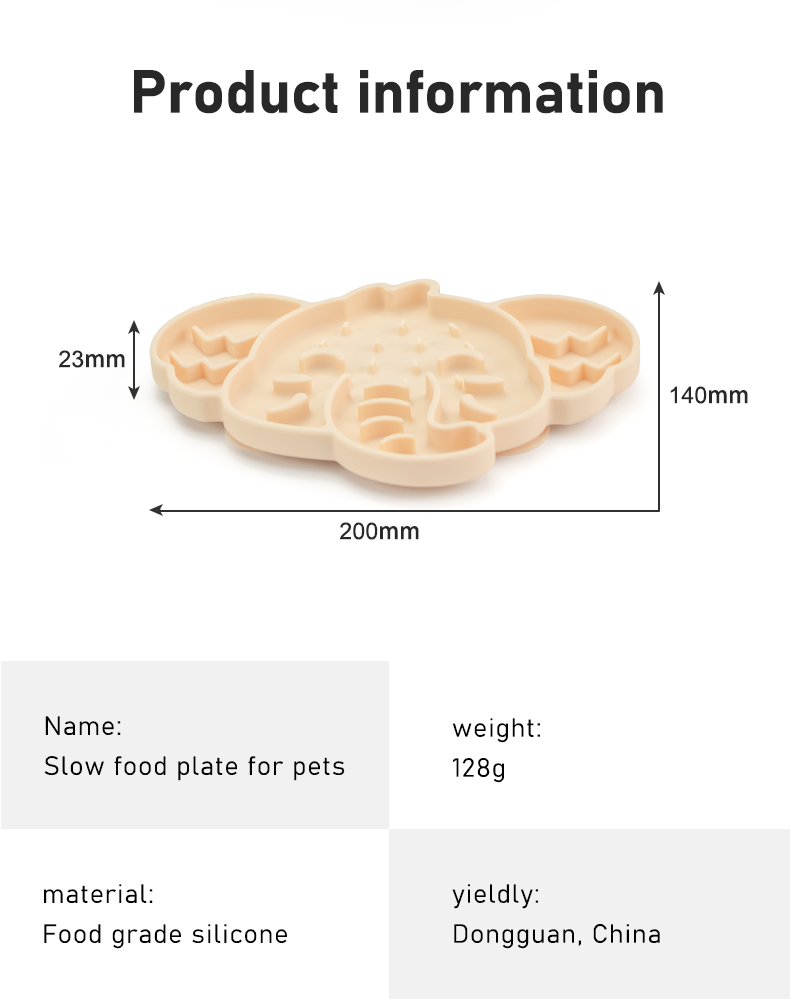Pet Slow Feeding Plate