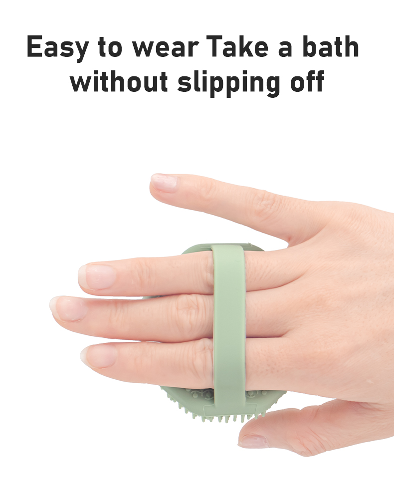 Pincel de banho de silicone