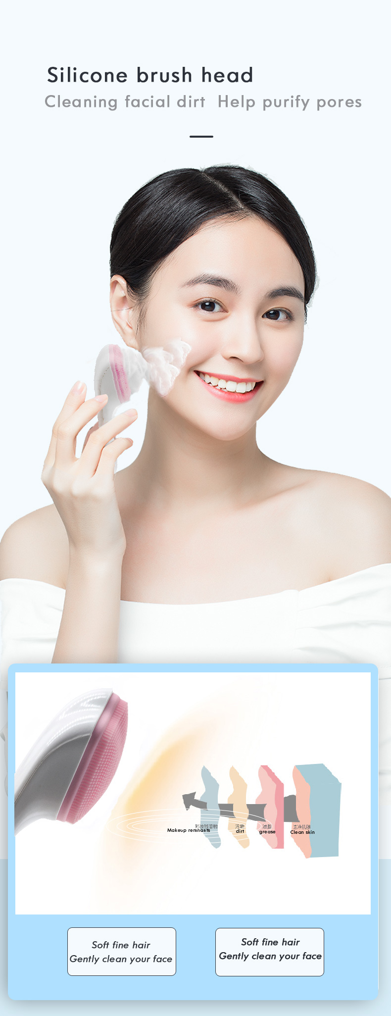 Silicone Cleansing Brush
