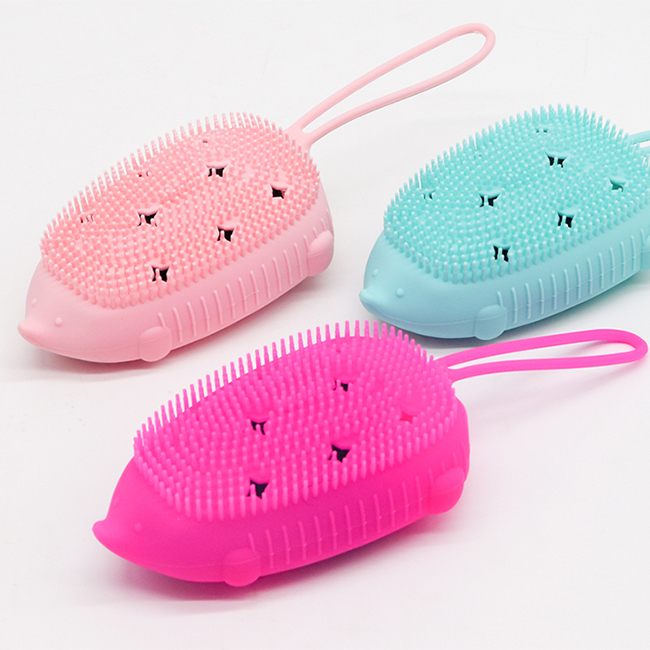 シリコンボディスクラバーブラシ