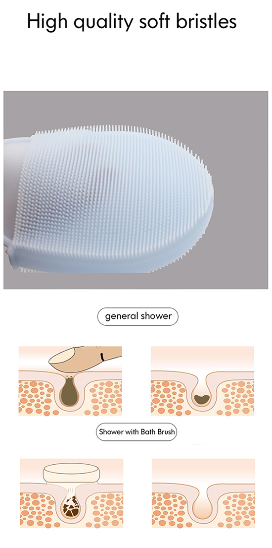 실리콘 샤워 장갑