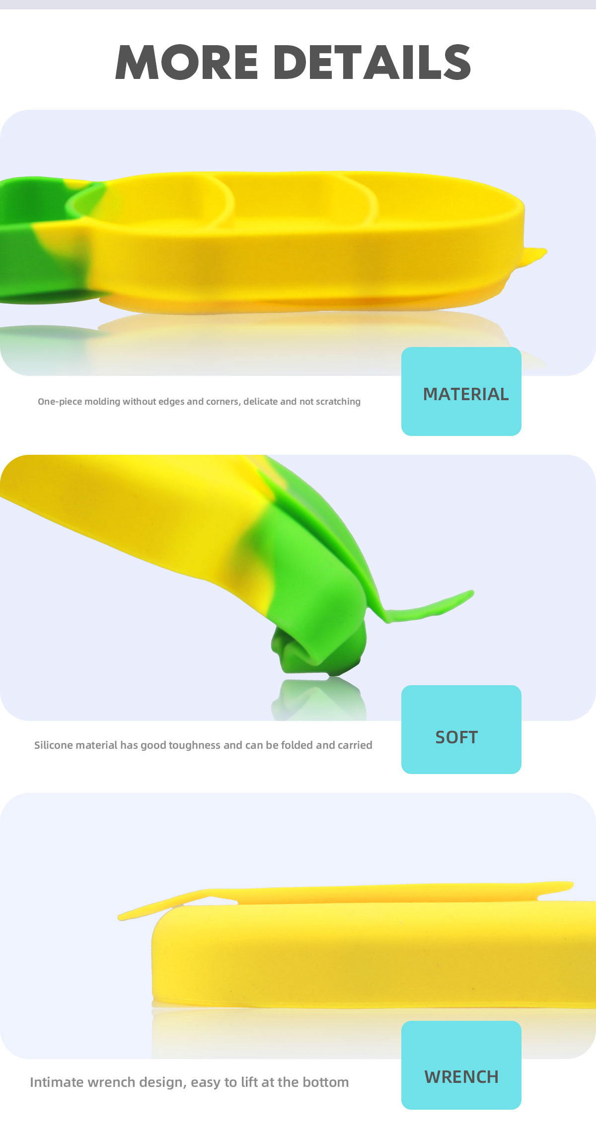 赤ちゃん用シリコンプレート