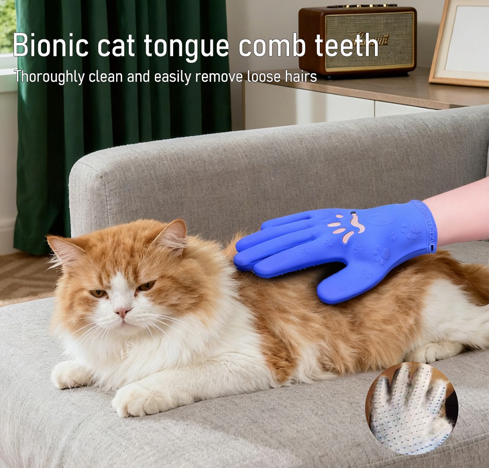 Silicone Pet Hair Removal Gloves