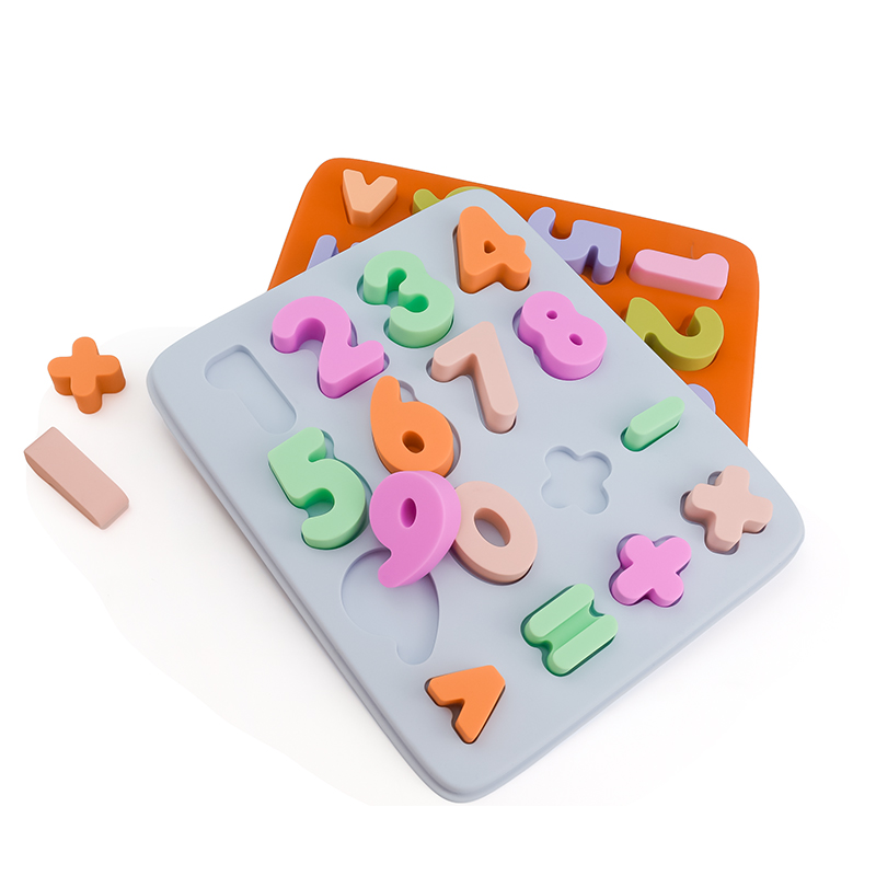 Bebê Silicone Puzzle Toy